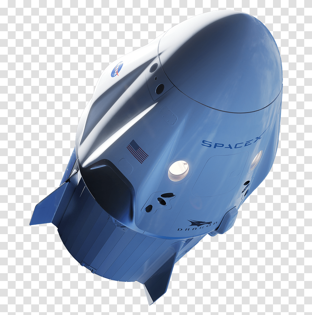 Spacex Crew Dragon, Helmet, Apparel, Aircraft Transparent Png