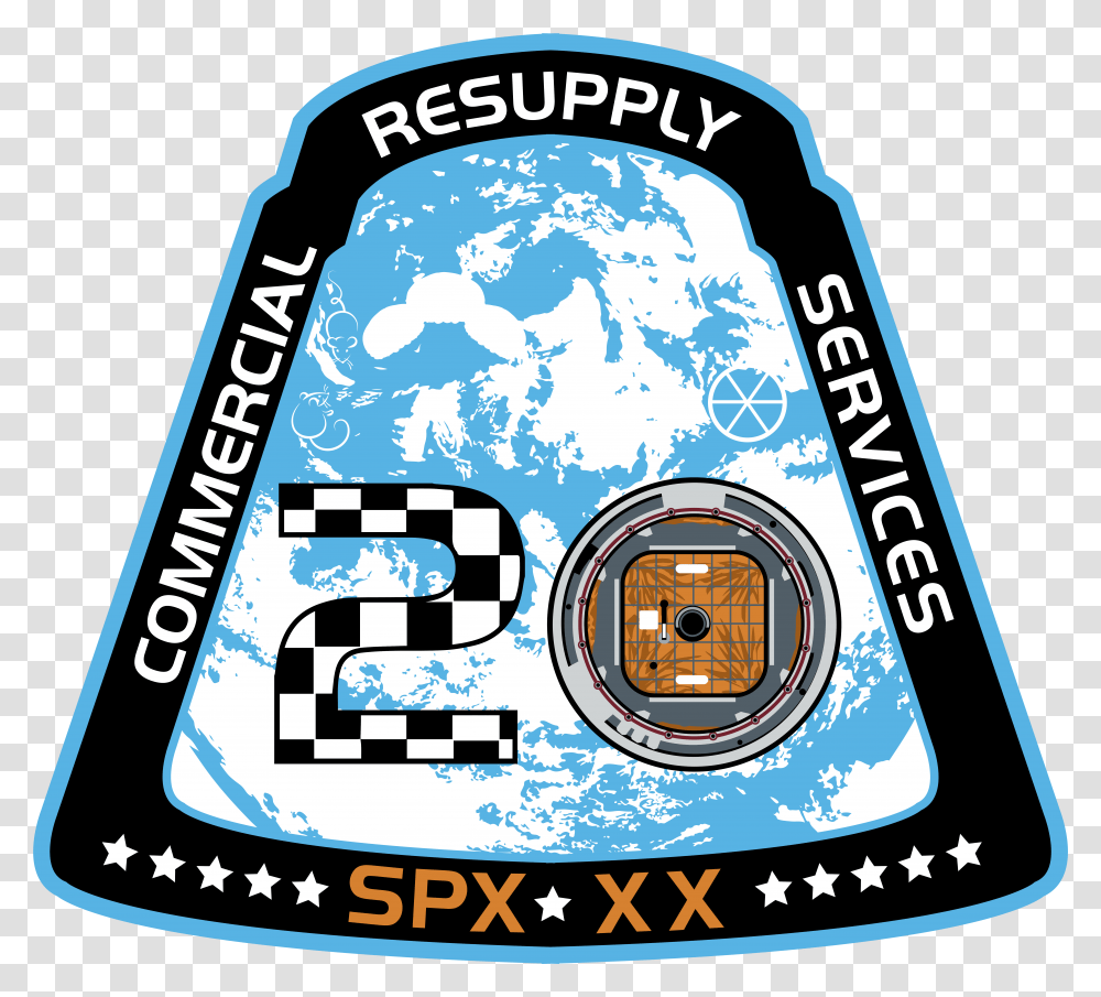 Spacex Crs 20 Patch, Disk, Dvd, Number Transparent Png