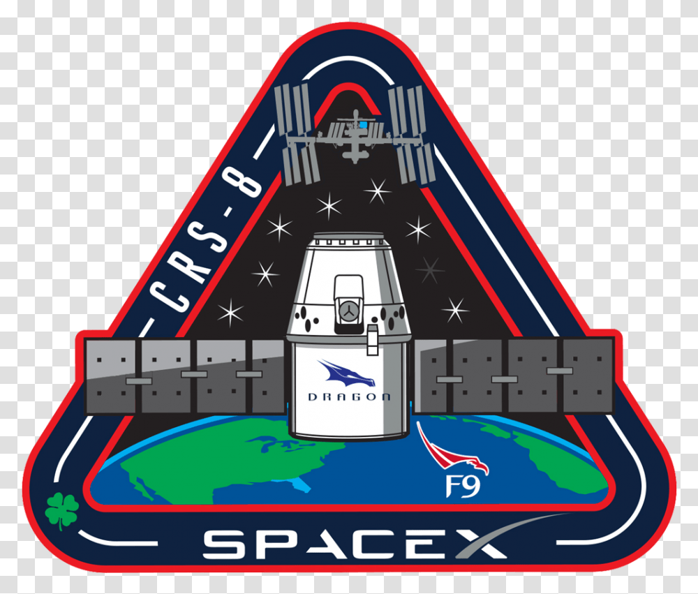 Spacex Crs 8 Logo Background Spacex, Metropolis, Building, Vehicle, Transportation Transparent Png