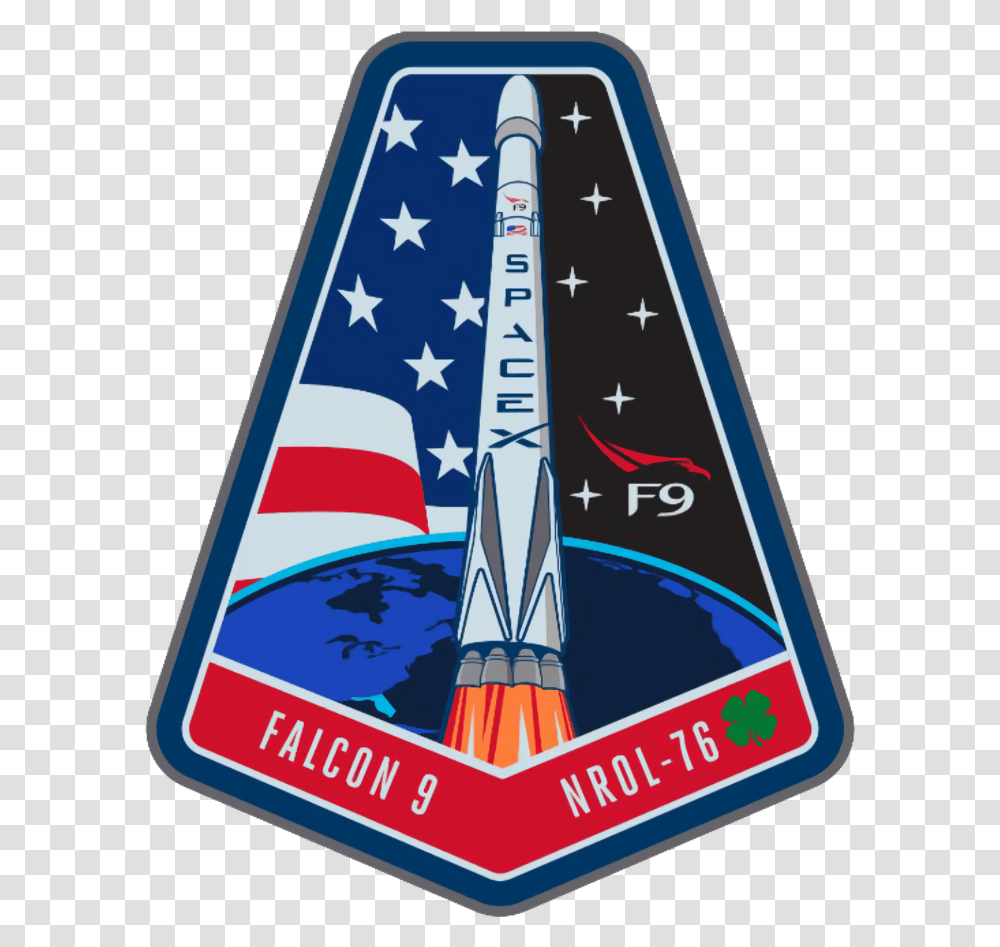Spacex Nrol 76 Mission - Space News 360, Symbol, Flag, Road Sign, American Flag Transparent Png