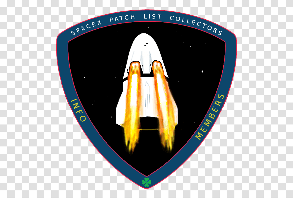 Spacex Patch List Collectors Rocket, Logo, Symbol, Trademark, Armor Transparent Png