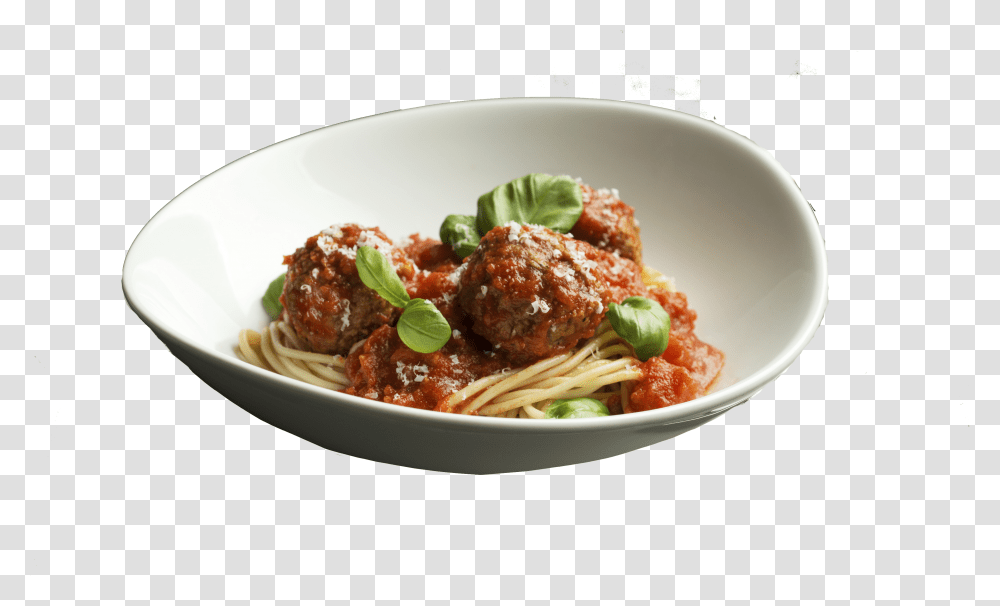 Spaghetti And Meatballs Pasta Pomodoro, Food Transparent Png