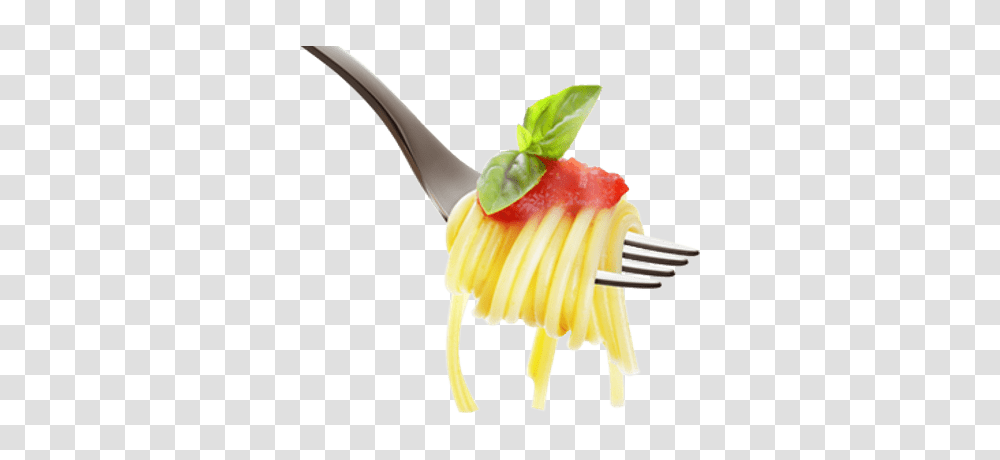 Spaghetti, Fork, Cutlery, Food, Bird Transparent Png