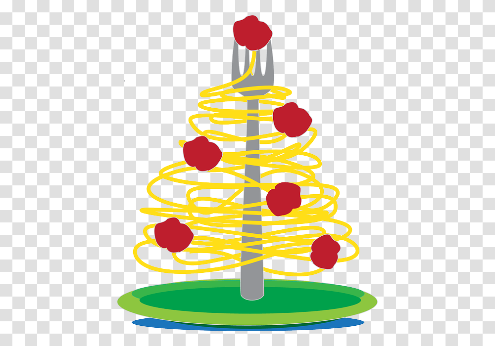 Spaghetti Meatballs Meal Spaghetti Christmas Tree, Birthday Cake, Dessert, Food Transparent Png