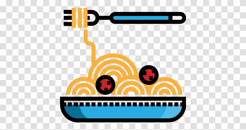 Spaghetti Pasta Icon Spaghetti, Vehicle, Transportation, Text, Lawn Mower Transparent Png