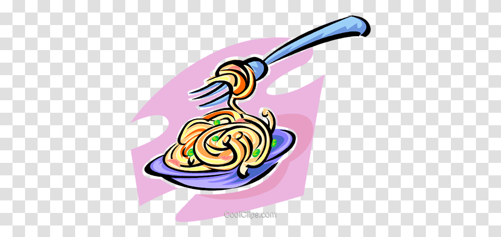 Spaghetti Royalty Free Vector Clip Art Illustration, Animal, Food, Bowl Transparent Png