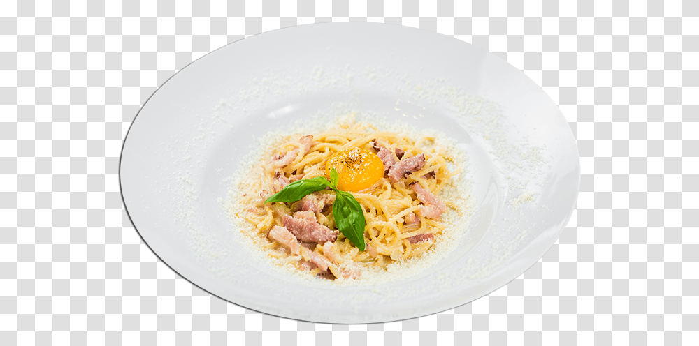 Spaghetti With Carbonara Sauce Carbonara, Dish, Meal, Food, Noodle Transparent Png
