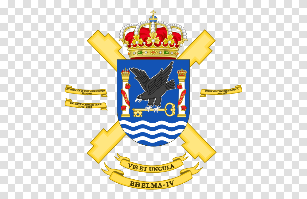 Spain Army Coat Of Arms, Logo, Trademark, Bird Transparent Png