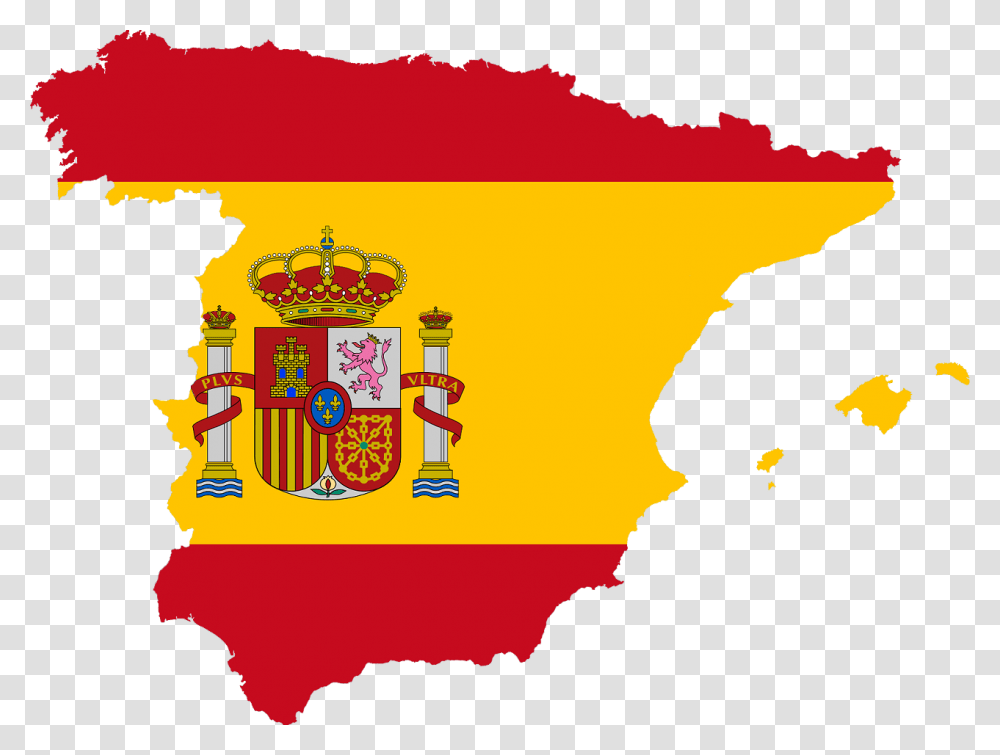 Spain Flag And Map, Logo Transparent Png