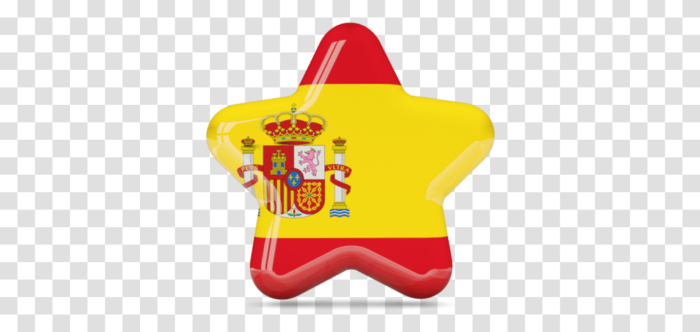 Spain Flag Ico 29873 Free Icons And Backgrounds Spain Flag In Star, First Aid, Text, Symbol, Star Symbol Transparent Png
