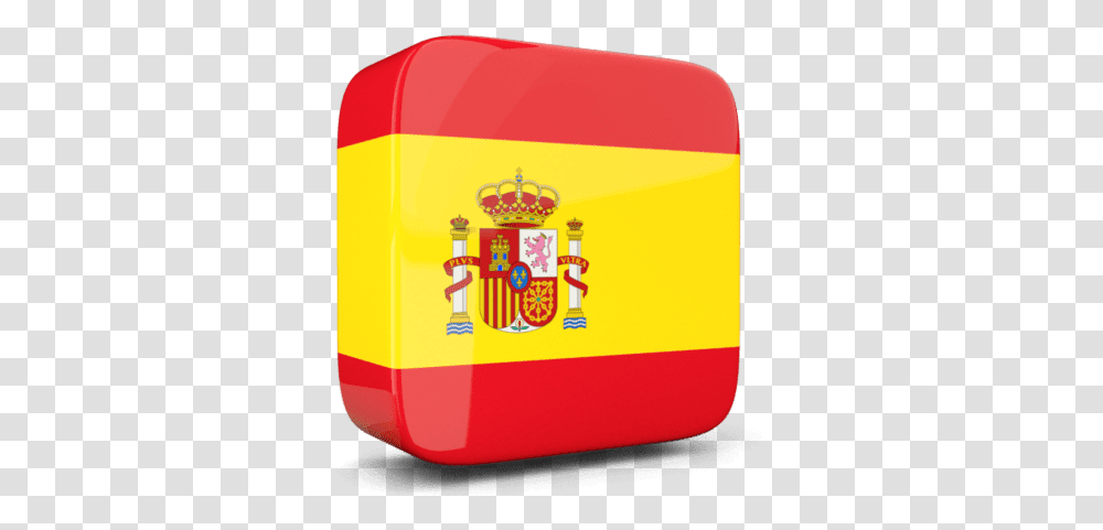 Spain Flag Icon Square, Lunch, Food, First Aid, Jar Transparent Png