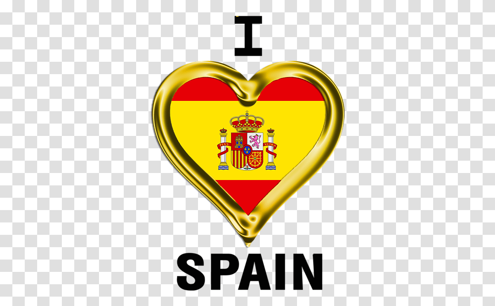 Spain Flag, Label, Heart, Sticker Transparent Png