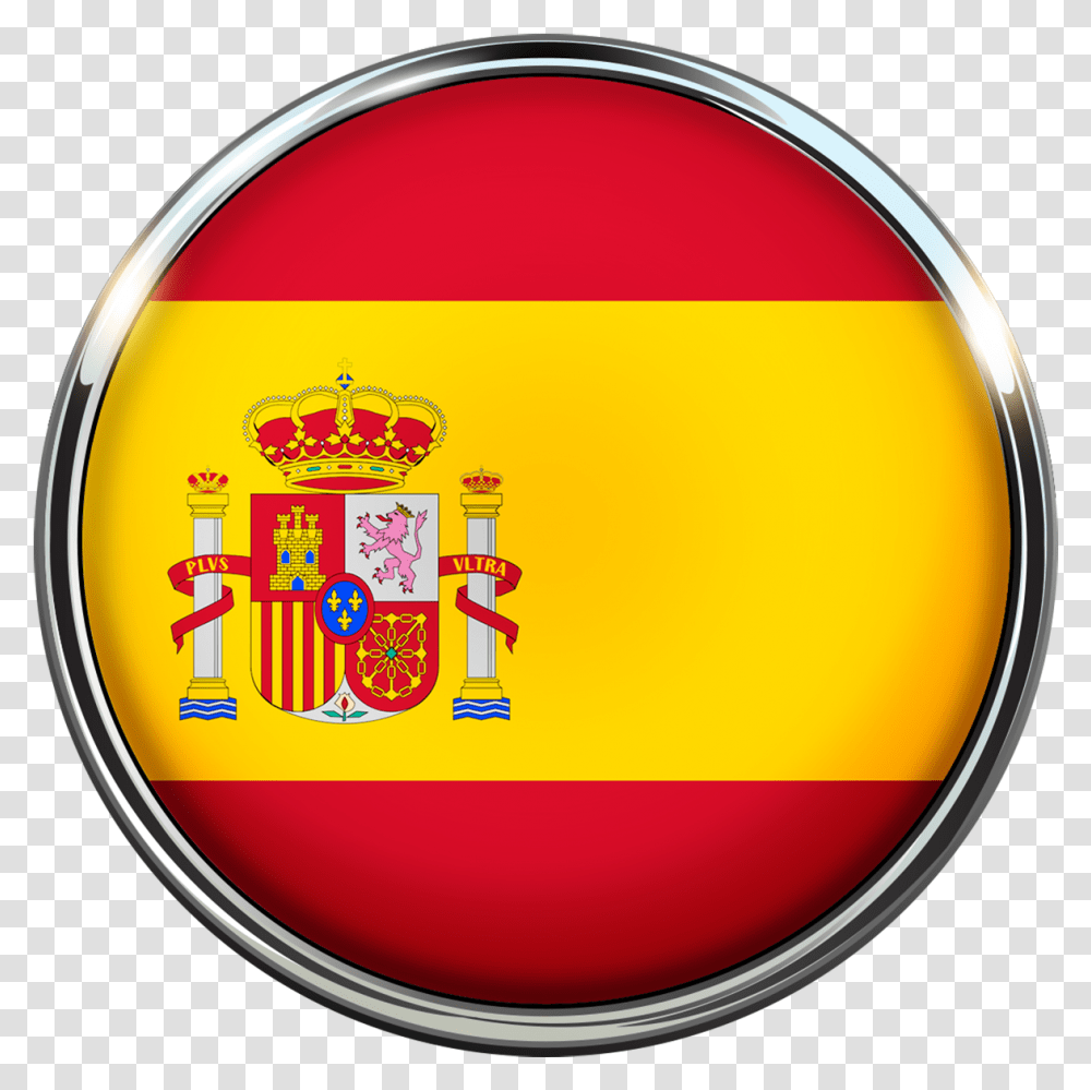 Spain Flag, Pac Man, Disk Transparent Png