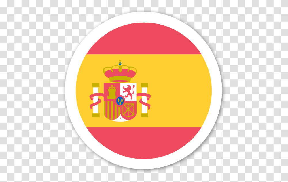 Spain Flag Sticker Spanish Flag Emoji, Label, Logo Transparent Png