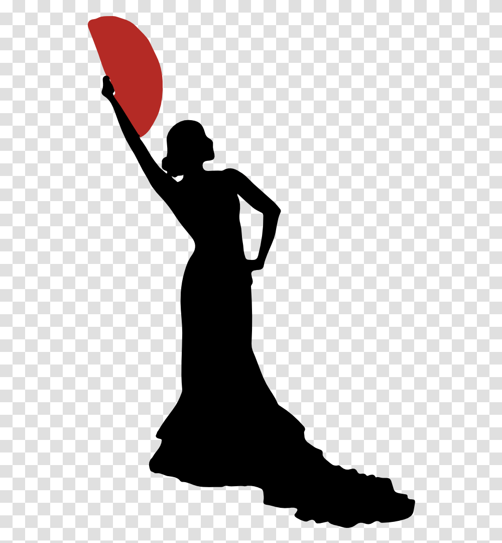 Spain Flamenco Spanish Dancer Silhouette, Outdoors, Nature, Gray, Plectrum Transparent Png