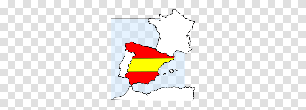 Spain Map And Flag Clip Art, Diagram, Plot, Atlas, Rainforest Transparent Png