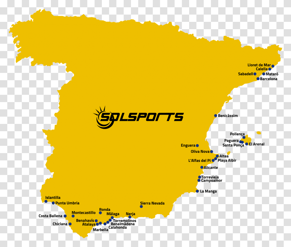 Spain Map Clipart Background, Plot, Poster Transparent Png