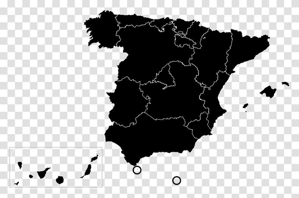 Spain Map Vector, Diagram, Plot, Atlas Transparent Png