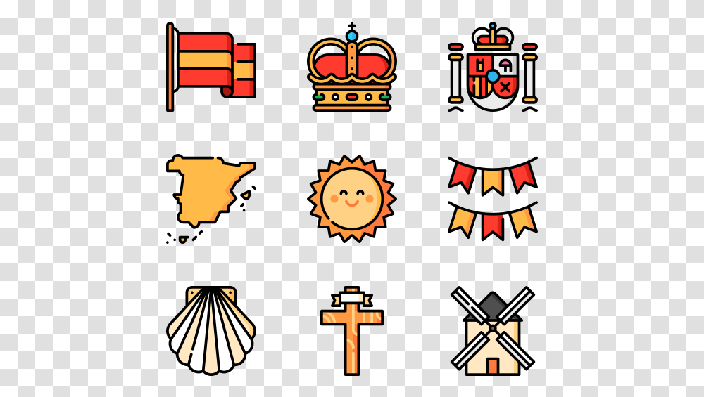 Spain Symbols, Poster, Advertisement, Halloween, Pac Man Transparent Png