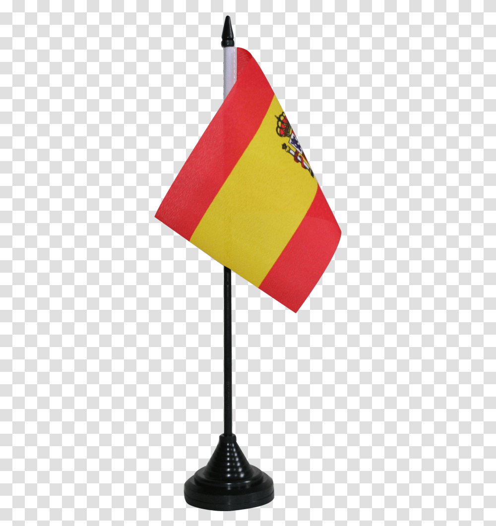 Spain With Coat Of Arms Table Flag Drapeau D Espagne, Lamp, Patio Umbrella, Garden Umbrella, Canopy Transparent Png
