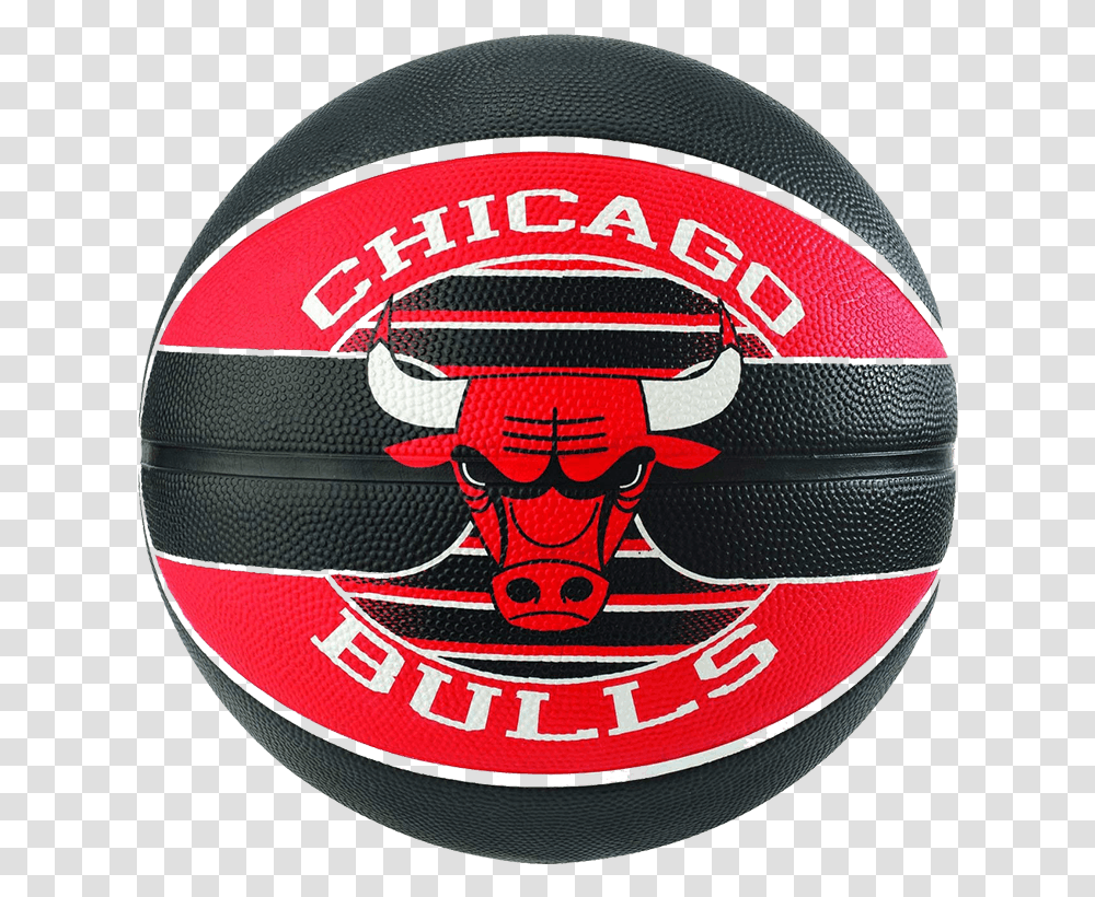Spalding Chicago Bulls Basketball Spalding Chicago Bulls, Volleyball, Team Sport, Sports, Helmet Transparent Png