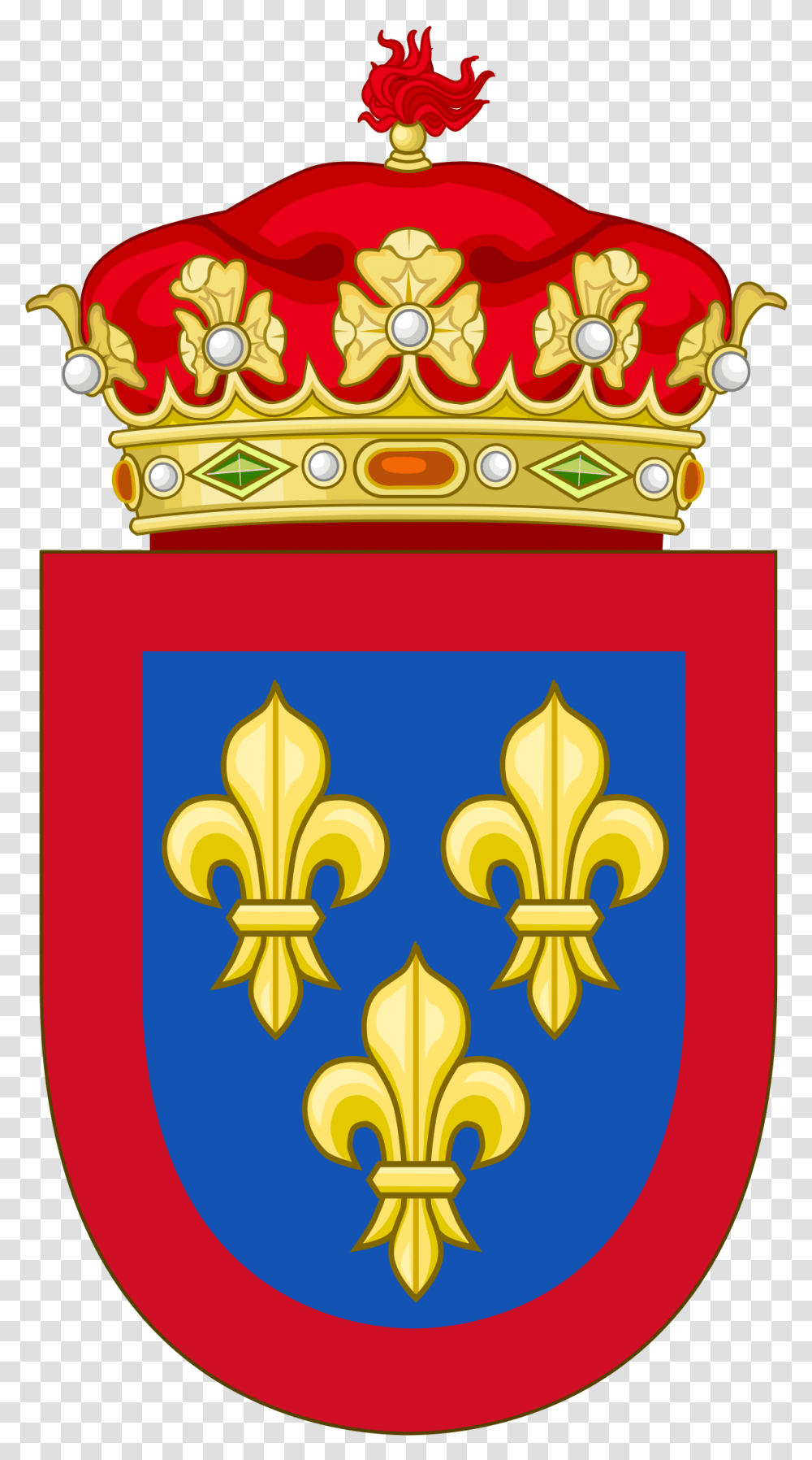 Spanish Bourbon Coat Of Arms, Jewelry, Accessories, Accessory, Crown Transparent Png