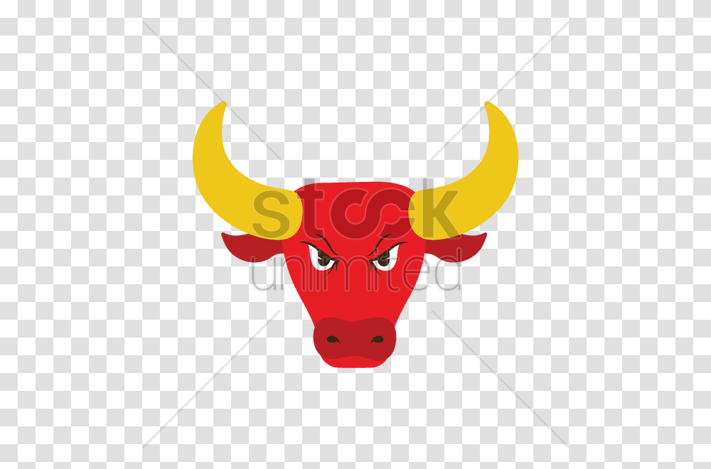 Spanish Bull Head Vector Image, Bow, Mammal, Animal, Cattle Transparent Png