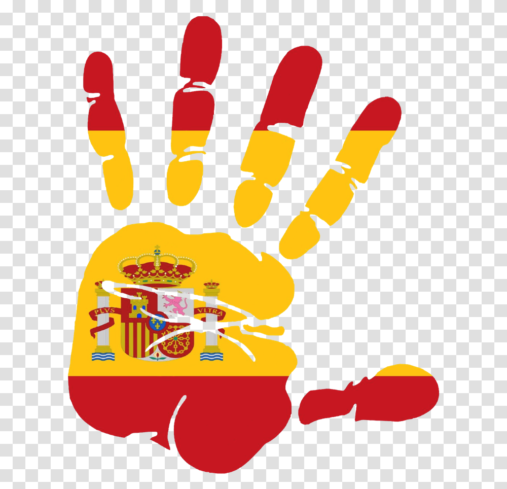 Spanish Classes Paint Hand Print, Apparel, Glove, Poster Transparent Png