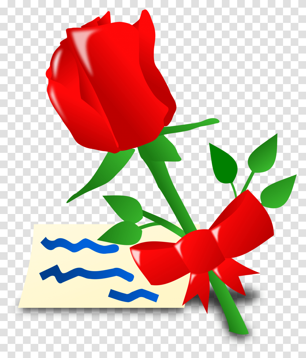 Spanish Clipart Rose Red Flowers With Animation, Plant, Blossom, Gift Transparent Png