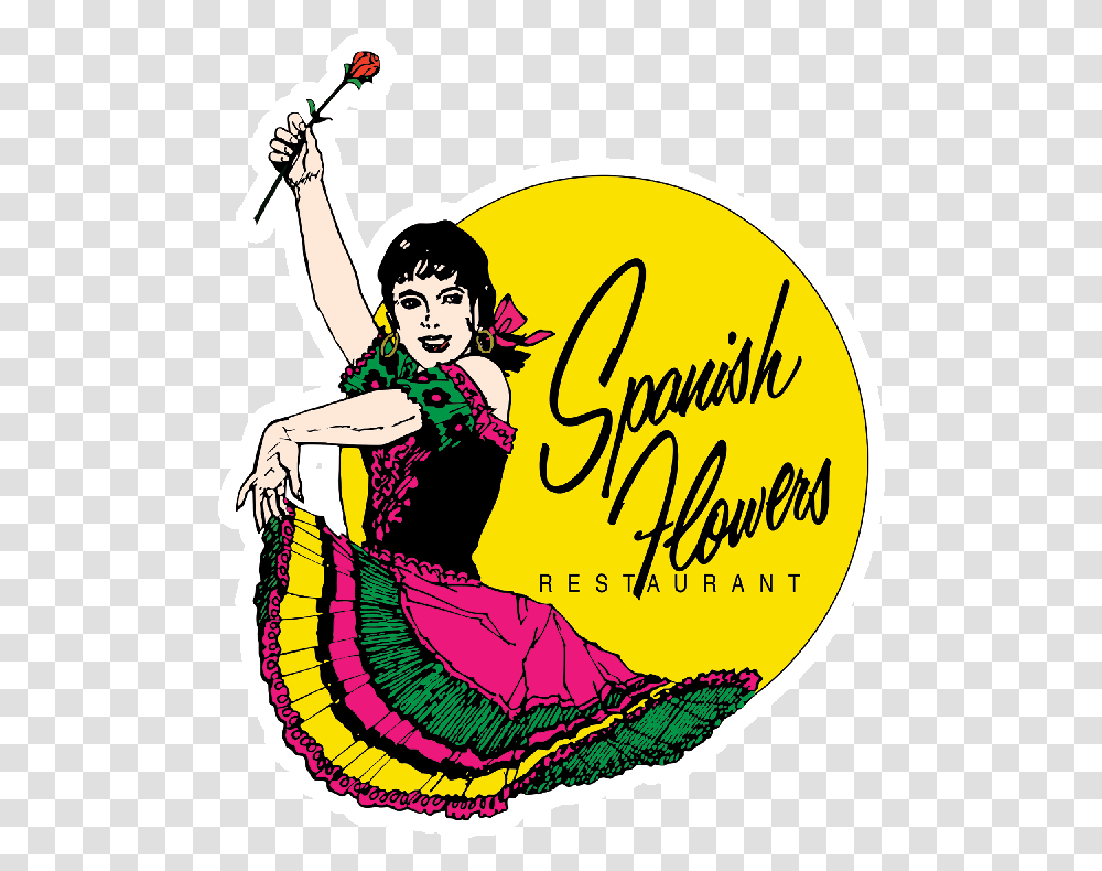 Spanish Flowers Mexican Restaurant, Dance Pose, Leisure Activities, Person, Human Transparent Png