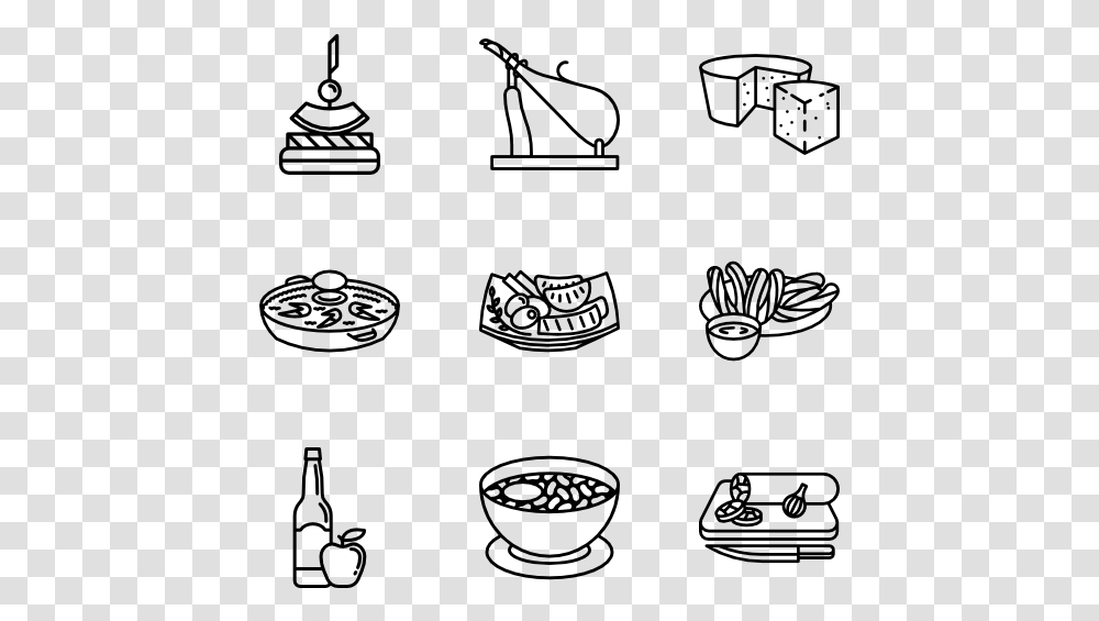 Spanish Food Icons, Gray, World Of Warcraft Transparent Png