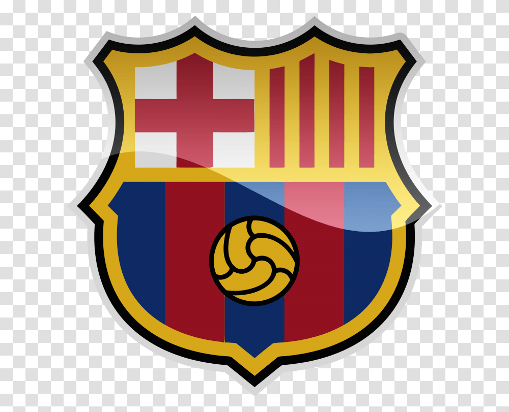 Spanish La Liga Hd Football Logos Barcelona Logo, Shield, Armor Transparent Png