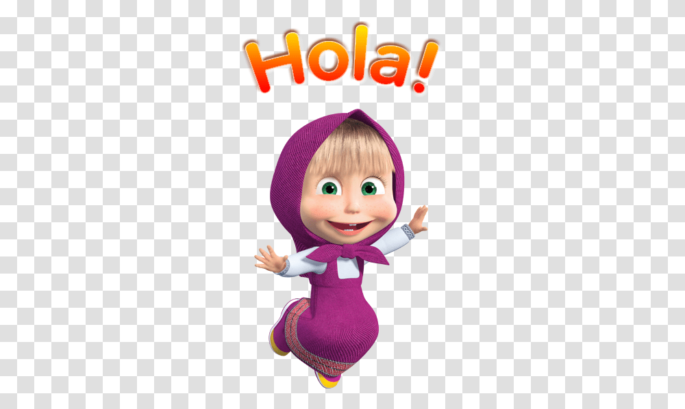 Spanish Masha And Bear Images Hd, Doll, Toy, Person, Human Transparent Png