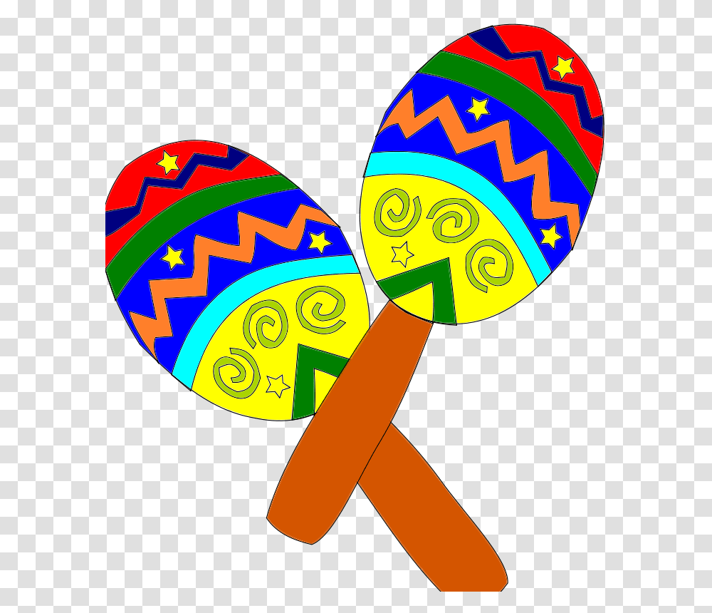 Spanish New Year Clip Art, Food, Egg, Maraca Transparent Png