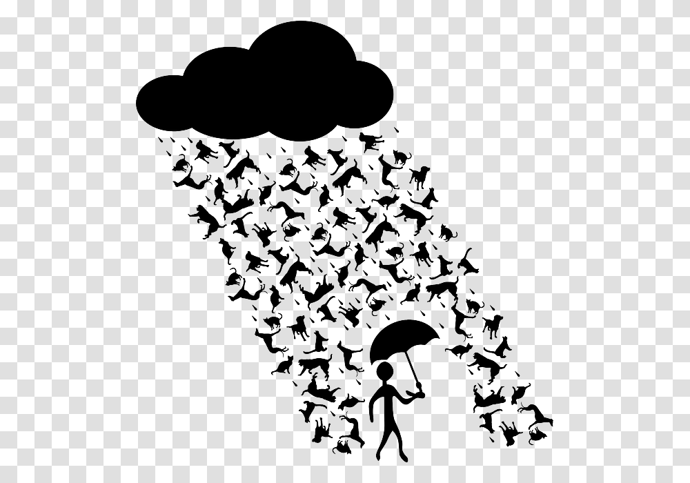 Spanish Phrases Not In Your Clipart Raining Cats And Dogs, Stencil, Rug, Paper Transparent Png