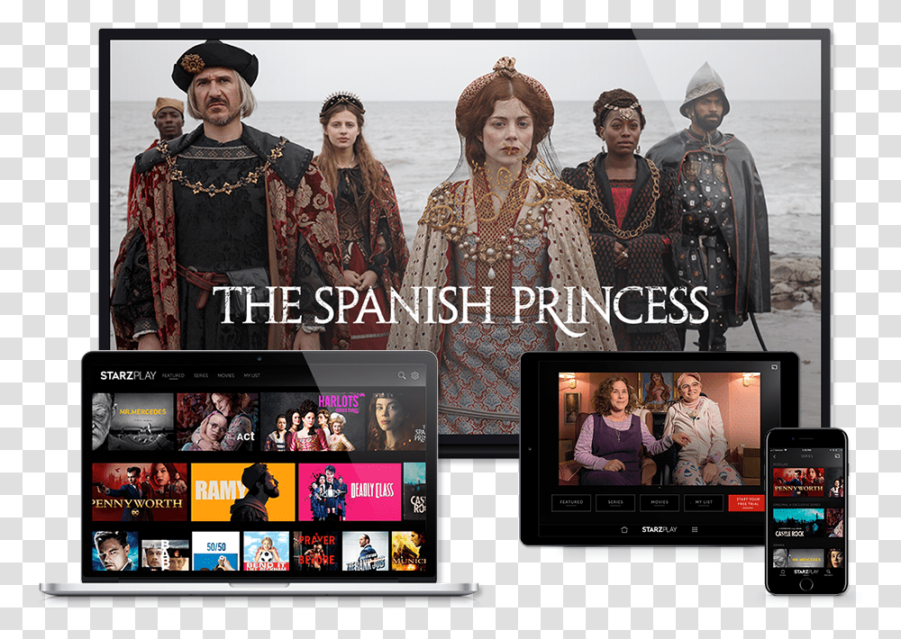 Spanish Princess Tv Series, Mobile Phone, Electronics, Person, Monitor Transparent Png
