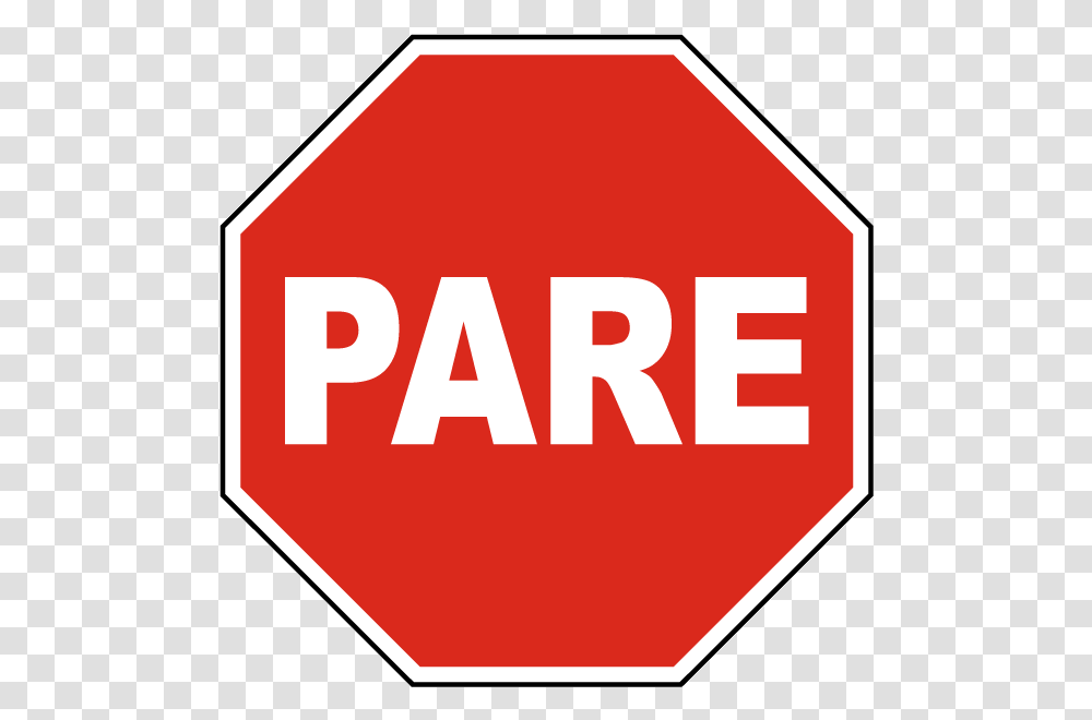 Spanish Stop Safety Sign Stop Sign, Stopsign, Road Sign, First Aid Transparent Png