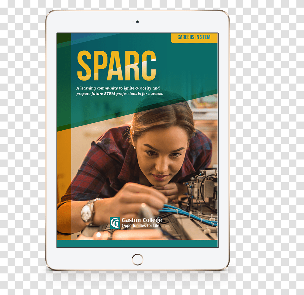 Sparc Program Preview Graphics On An Ipad Indoor Games And Sports, Person, Human, Advertisement, Poster Transparent Png