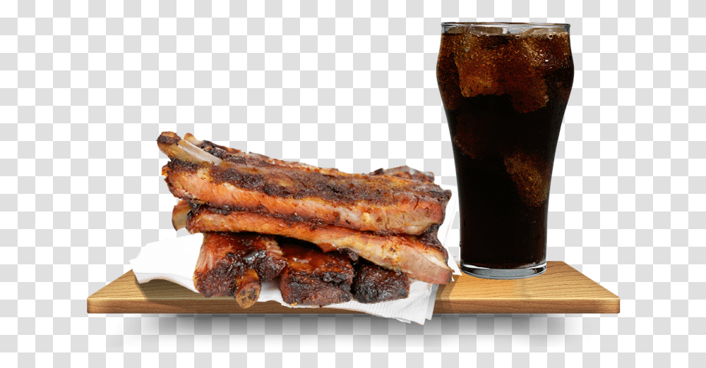 Spare Ribs White Background, Beer, Alcohol, Beverage, Drink Transparent Png