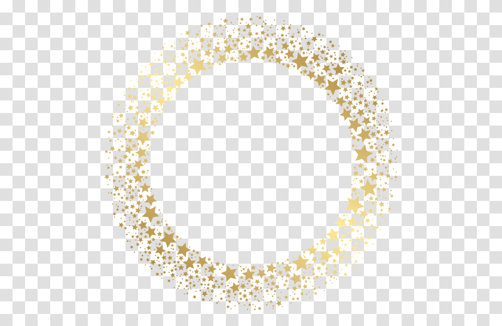 Sparkle Border Glitter Golden Circle, Moon, Outer Space, Night, Astronomy Transparent Png