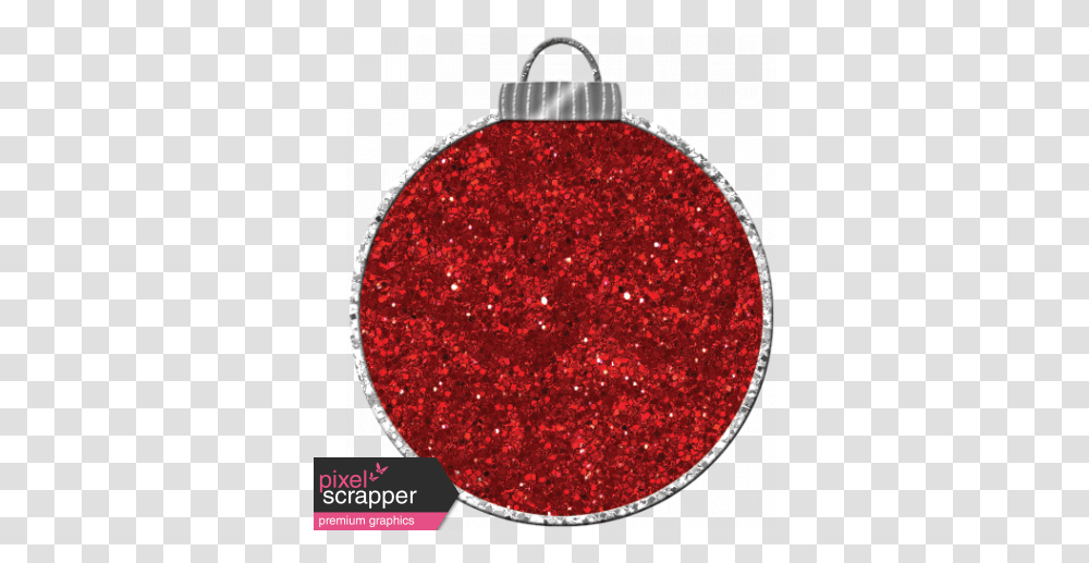 Sparkle Christmas Ornament Red Glitter Christmas Ornament, Light, Rug,  Transparent Png