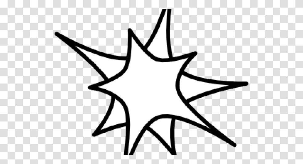 Sparkle Clipart Black And White, Star Symbol, Bow Transparent Png