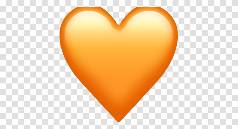Sparkle Clipart Iphone Emojis Emoji De Corazon Naranja, Balloon, Heart, Sweets, Food Transparent Png