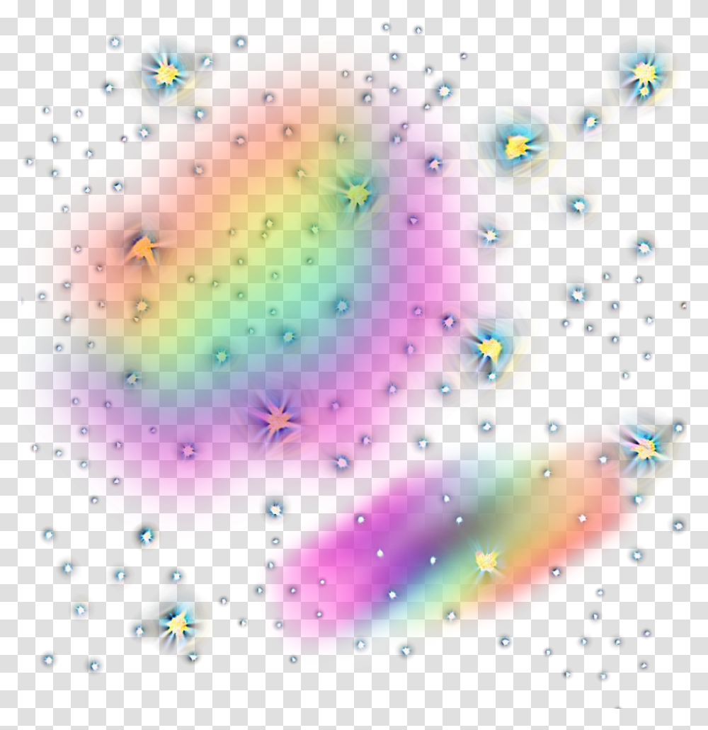 Sparkle Clipart Rainbow Glitter Azul Transparente, Pattern, Ornament, Fractal Transparent Png
