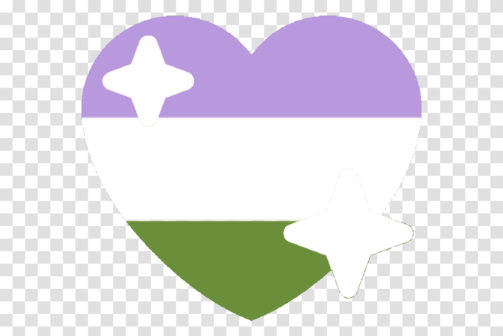 Sparkle Emoji Clipart Full Size Clipart 3437126 Genderqueer Heart Emoji, Pillow, Cushion, Star Symbol Transparent Png