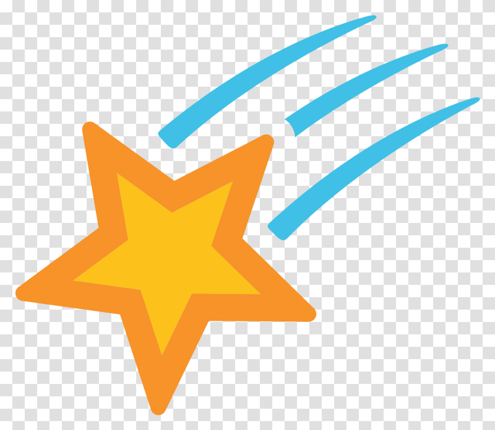 Sparkle Emoji Shooting Star Emoji Full Size Android Shooting Star Emoji, Axe, Tool, Symbol, Star Symbol Transparent Png