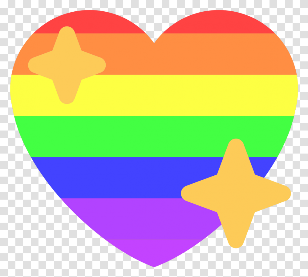 Sparkle Heart Emoji Sparkling Gay Heart Emoji, Symbol, Star Symbol, Aircraft, Vehicle Transparent Png