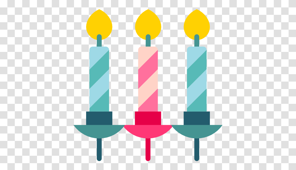 Sparkler Candles Birthday Candle Vector, Pin Transparent Png