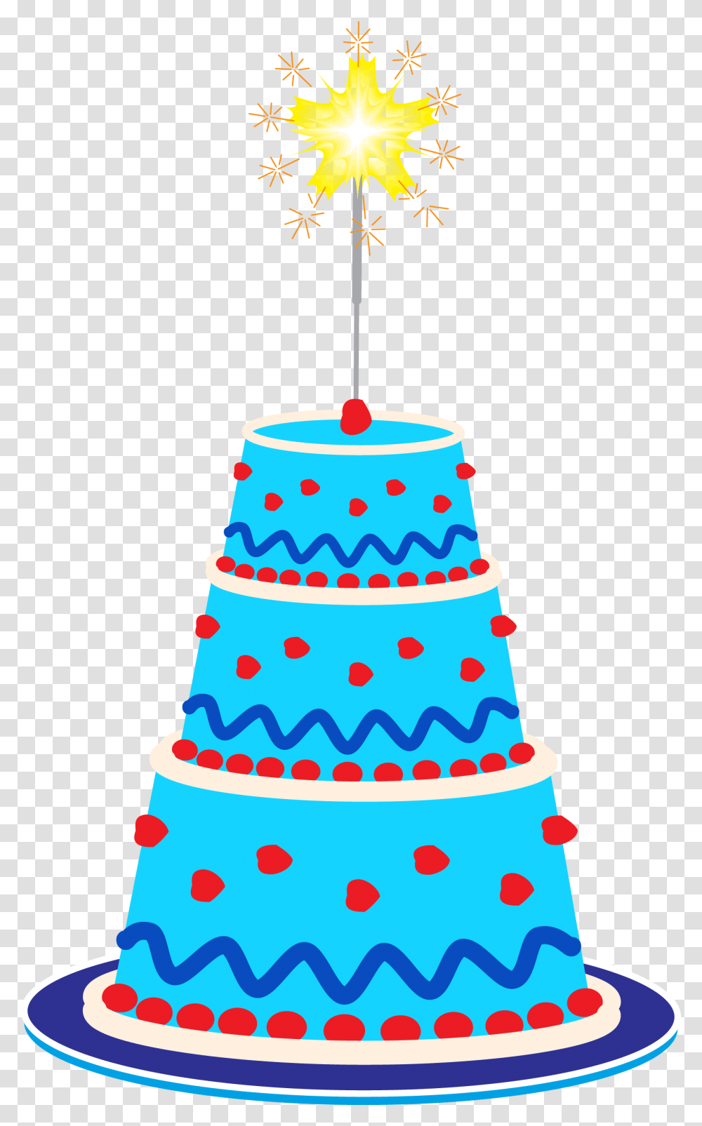Sparkler, Wedding Cake, Dessert, Food, Birthday Cake Transparent Png