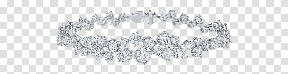 Sparkling Cluster By Harry Winston Diamond Bracelet Diamond, Accessories, Accessory, Jewelry, Gemstone Transparent Png